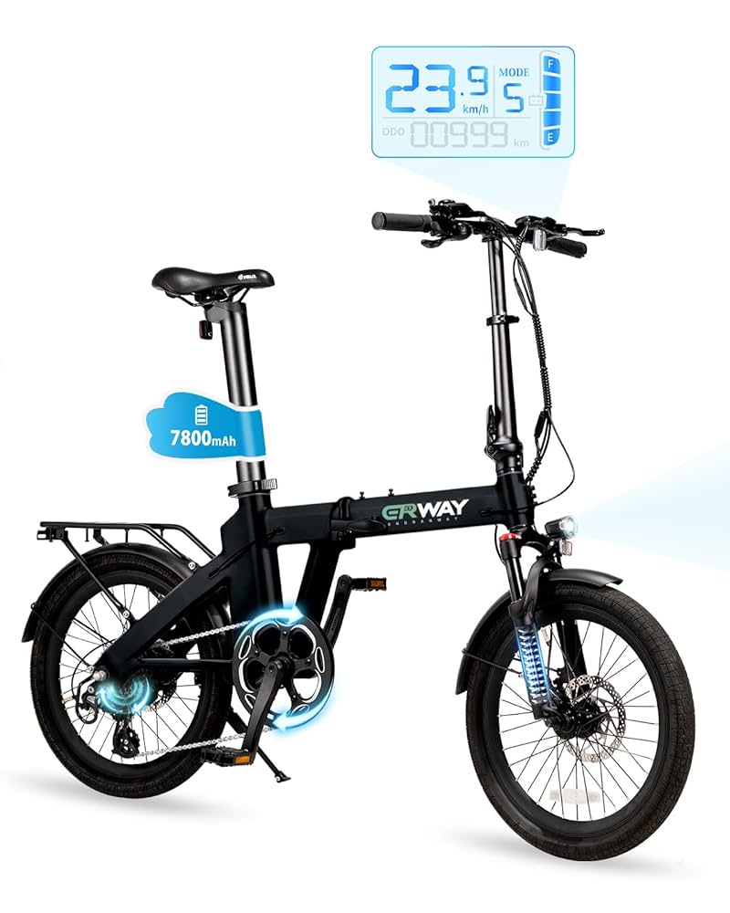 ERWAY 電動アシスト折りたたみ自転車 折りたたみ電動アシスト自転車「ERWAY A02」 リターン追加の